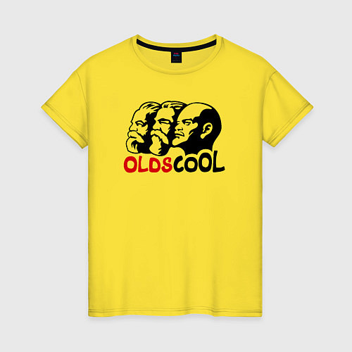 Женская футболка Oldscool USSR / Желтый – фото 1