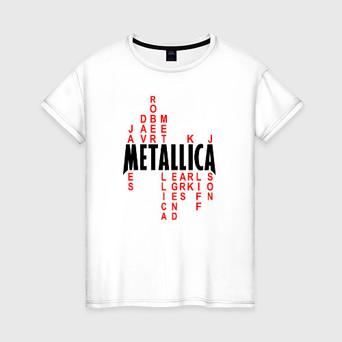 Женская футболка Metallica History / Белый – фото 1