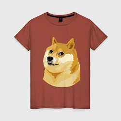 Женская футболка Doge