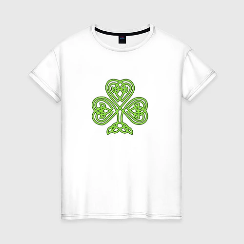 Женская футболка Celtic сlover / Белый – фото 1