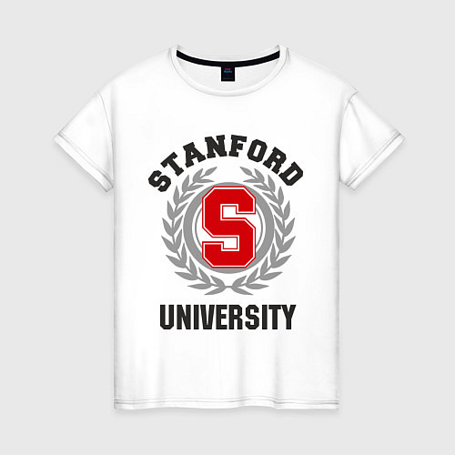 Женская футболка Stanford University / Белый – фото 1