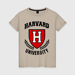 Женская футболка Harvard University