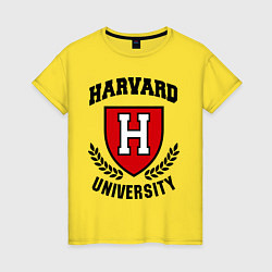 Женская футболка Harvard University