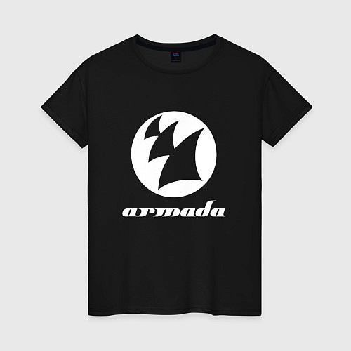 Женская футболка Armada Music / Черный – фото 1