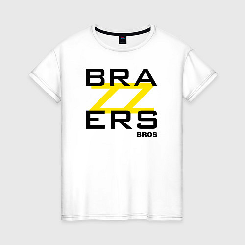 Женская футболка Brazzers Bros / Белый – фото 1