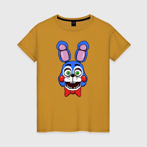 Женская футболка Toy Bonnie FNAF / Горчичный – фото 1