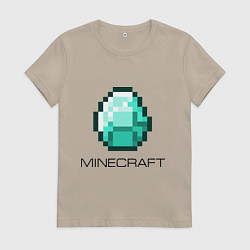 Женская футболка Minecraft Diamond