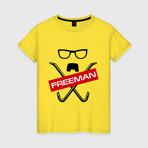 Женская футболка Freeman Pack / Желтый – фото 1