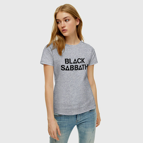 Женская футболка Black Sabbath / Меланж – фото 3