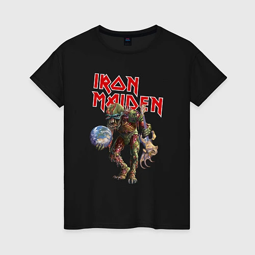 Женская футболка Iron Maiden: Zombie / Черный – фото 1