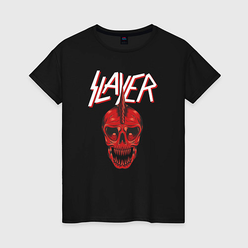 Женская футболка Slayer Punk / Черный – фото 1