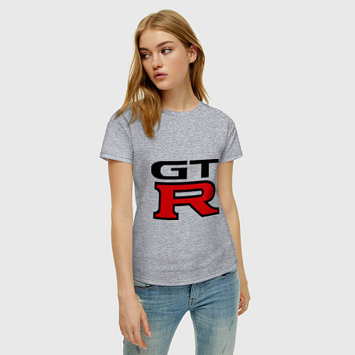 Женская футболка Gtr / Меланж – фото 3