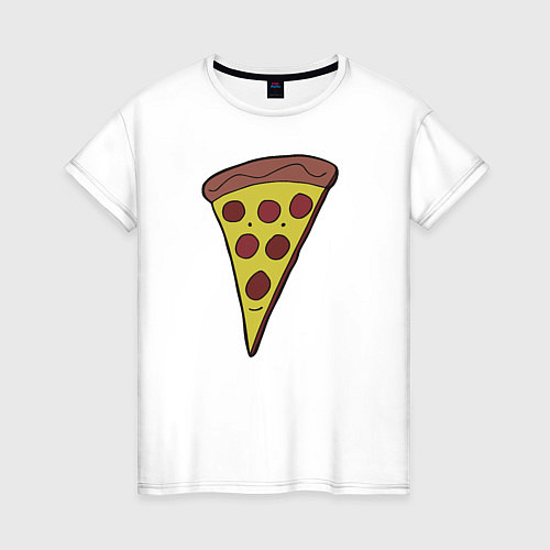 Женская футболка Pizza man / Белый – фото 1