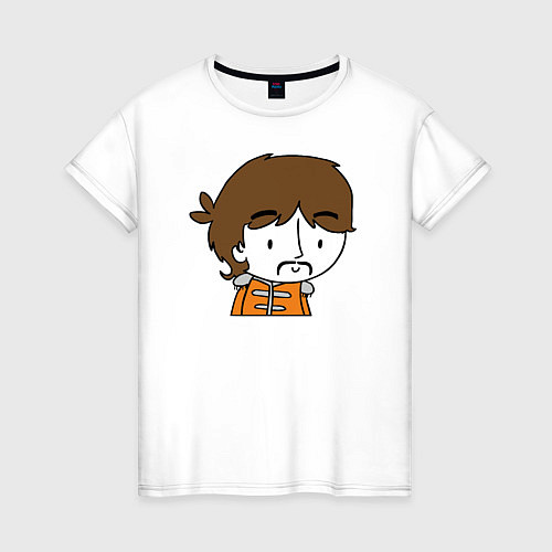 Женская футболка George Harrison Boy / Белый – фото 1