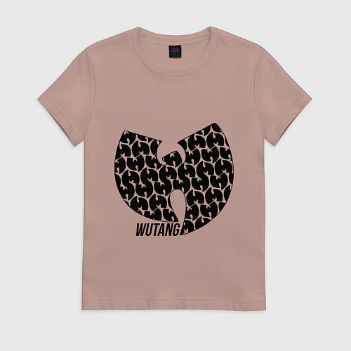 Женская футболка Wu-Tang Clan: Symbol / Пыльно-розовый – фото 1