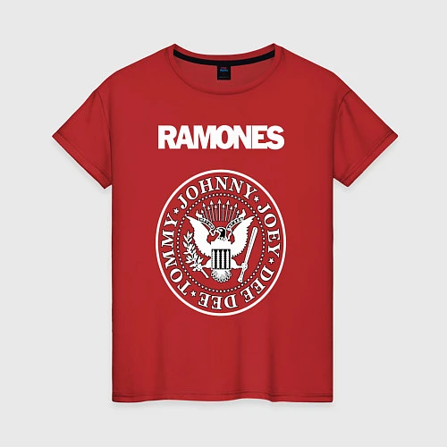 Женская футболка Ramones / Красный – фото 1