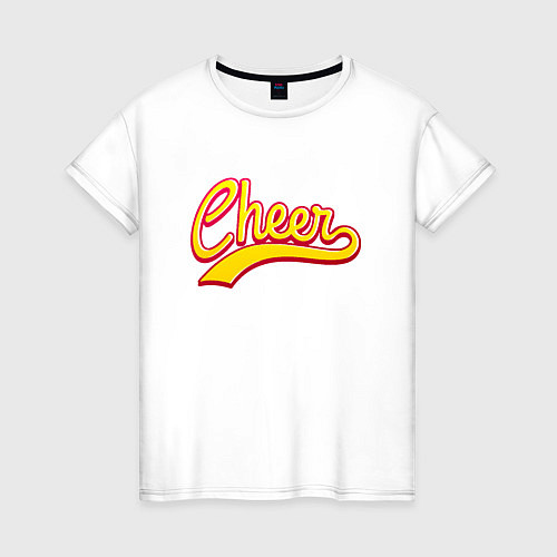 Женская футболка Чирлидер / Белый – фото 1