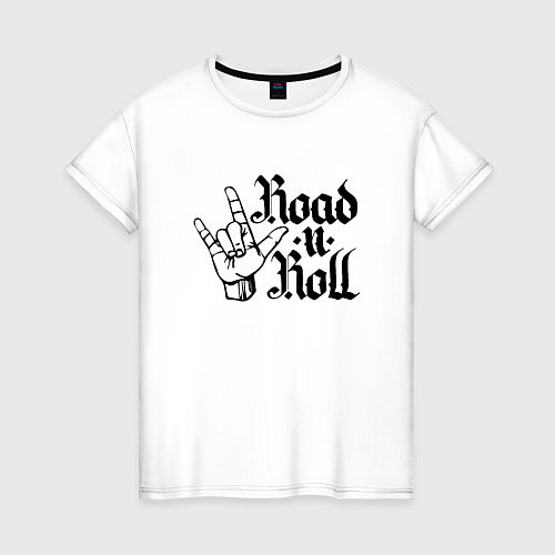 Женская футболка Roadnroll / Белый – фото 1