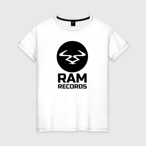 Женская футболка Ram Records / Белый – фото 1