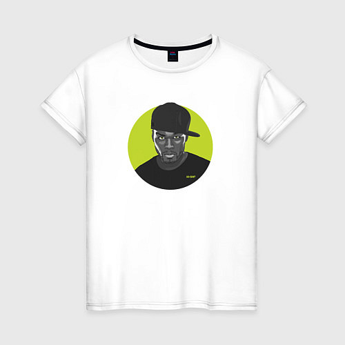 Женская футболка 50 Cent Circle / Белый – фото 1
