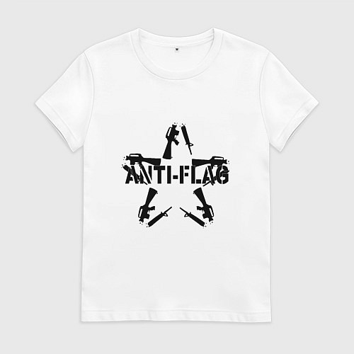 Женская футболка Anti-Flag / Белый – фото 1