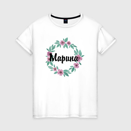Женская футболка Марина / Белый – фото 1