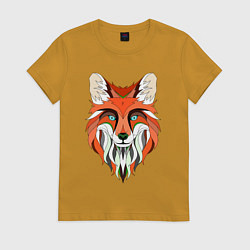 Женская футболка Дизайнерская лиса