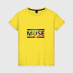 Футболка хлопковая женская Muse Colour, цвет: желтый