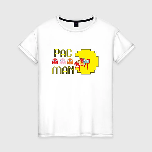 Женская футболка Pac-Man: Breakfast / Белый – фото 1