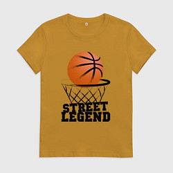 Женская футболка Баскетбол