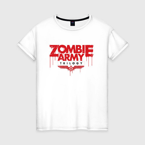 Женская футболка Zombie Army Trilogy / Белый – фото 1