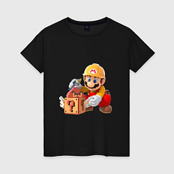 Женская футболка Super Mario: Builder