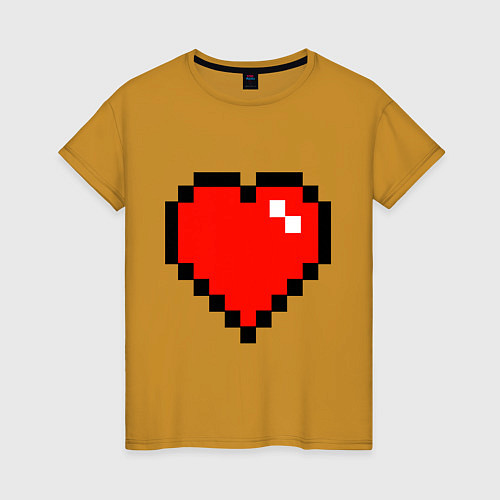 Женская футболка Minecraft Lover / Горчичный – фото 1
