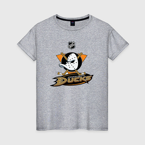 Женская футболка NHL: Anaheim Ducks / Меланж – фото 1