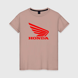 Женская футболка Honda Red