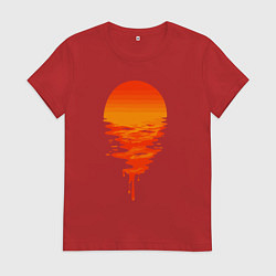 Женская футболка Sunset