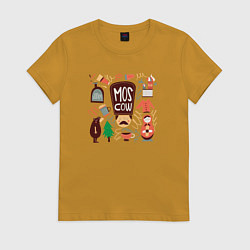 Женская футболка Moscow Pack