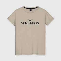 Женская футболка Sensation