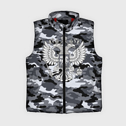Женский жилет Городской камуфляж Россия, цвет: 3D-красный