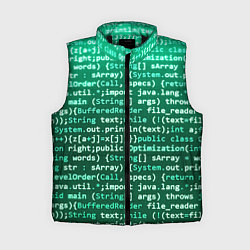 Женский жилет Программирование 8, цвет: 3D-черный