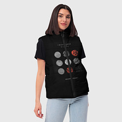 Женский жилет Twenty one pilots: Blurrveace, цвет: 3D-красный — фото 2