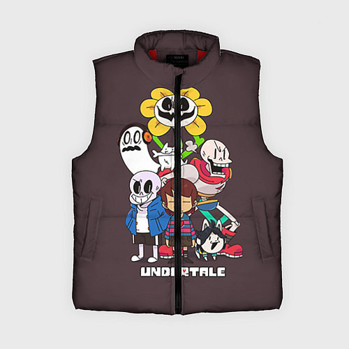 Женский жилет Undertale 3 / 3D-Красный – фото 1
