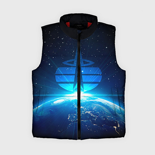Женский жилет Космические войска / 3D-Красный – фото 1