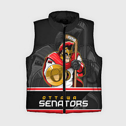 Женский жилет Ottawa Senators, цвет: 3D-черный