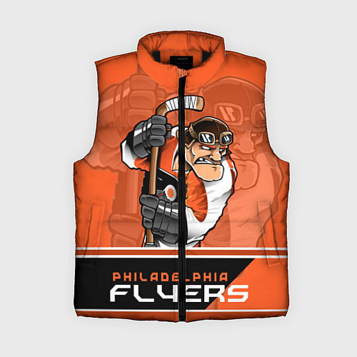Женский жилет Philadelphia Flyers / 3D-Черный – фото 1