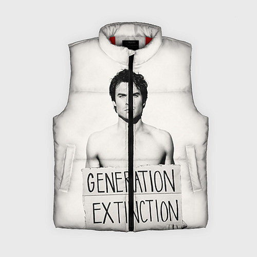 Женский жилет Generation Extinction / 3D-Красный – фото 1