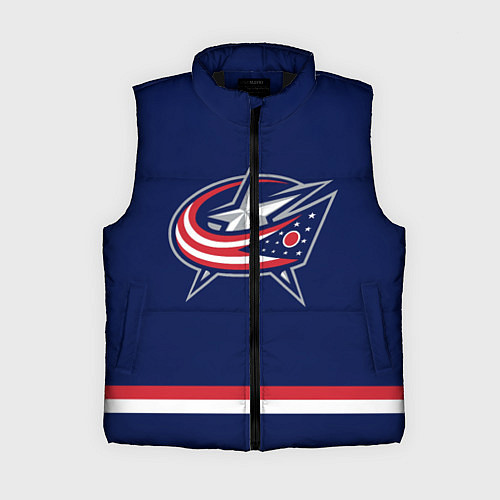 Женский жилет Columbus Blue Jackets / 3D-Черный – фото 1