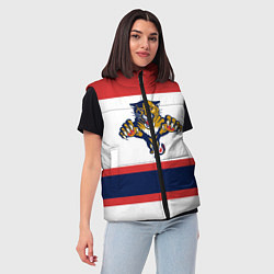 Женский жилет Florida Panthers, цвет: 3D-светло-серый — фото 2