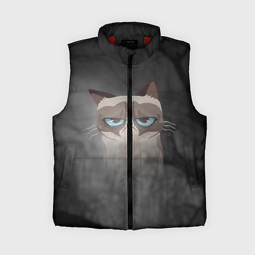 Женский жилет Grumpy Cat / 3D-Красный – фото 1