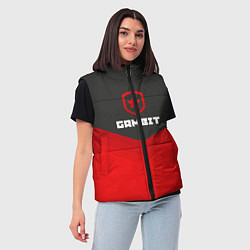 Женский жилет Gambit Gaming Uniform, цвет: 3D-светло-серый — фото 2